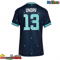 Camisa de Futebol Alemanha Deniz Undav #13 Equipamento Secundário Mulheres Mundo 2026 Manga Curta